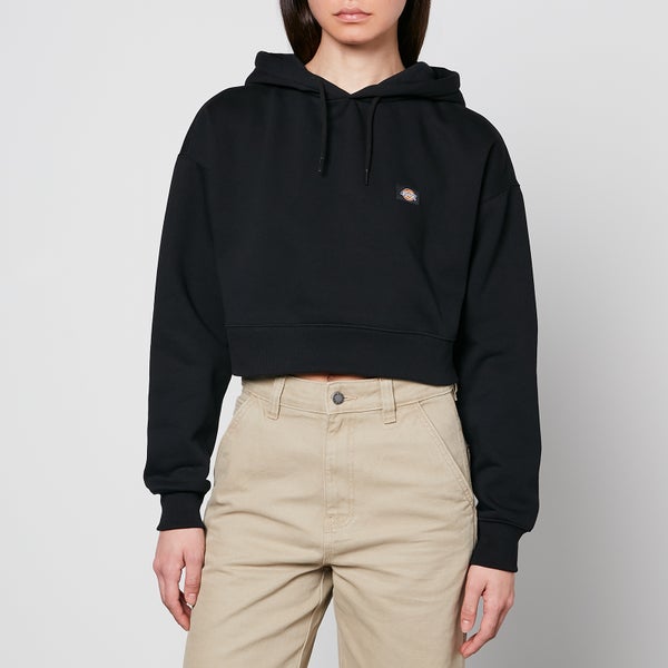 Dickies Oakport Cotton-Blend Jersey Cropped Hoodie