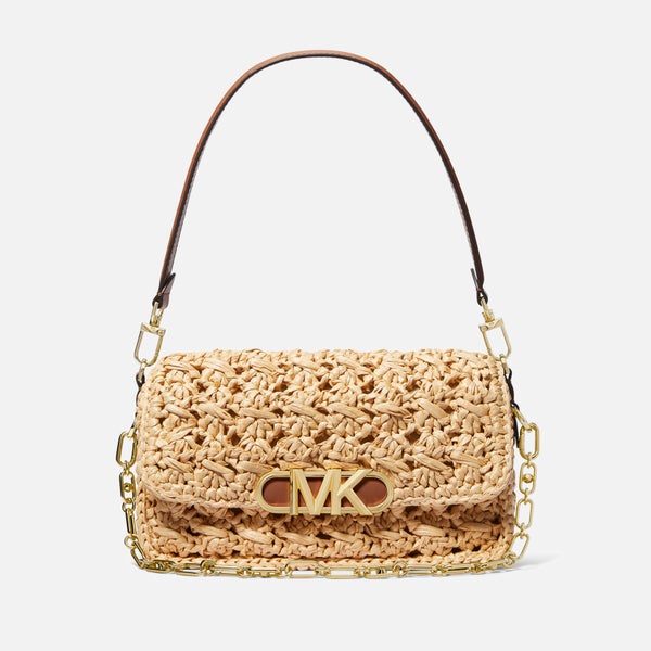 MICHAEL Michael Kors Parker Medium Rattan Shoulder Bag