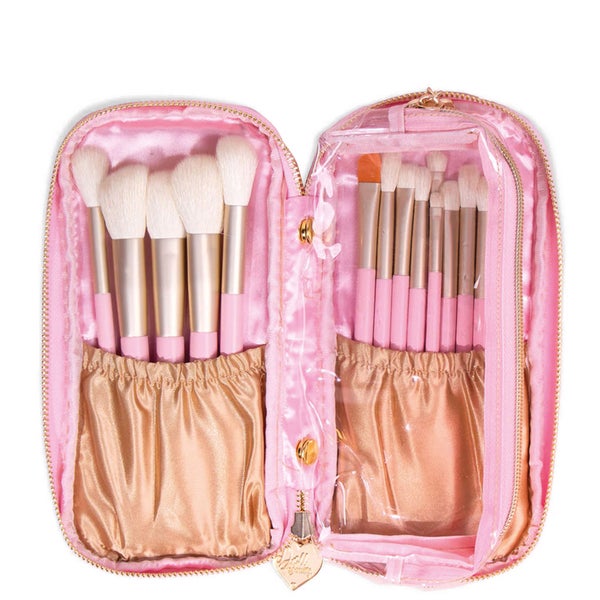 Doll Beauty 15 Piece Synthetic Goat Hair Brush Set