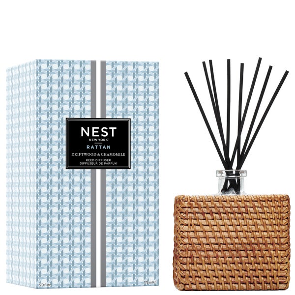 NEST New York Rattan Driftwood and Chamomile Reed Diffuser 175ml