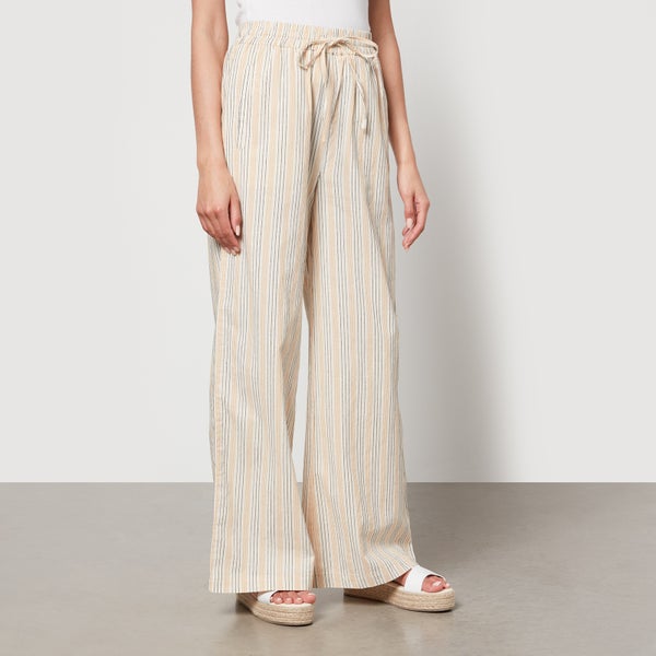 Aligne Hillier Cotton-Poplin Wide-Leg Trousers