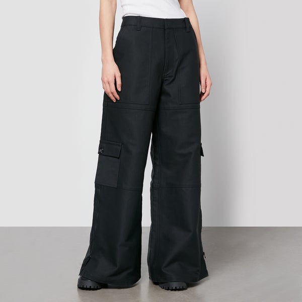 Marc Jacobs Cotton-Canvas Wide-Leg Cargo Trousers