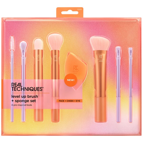 Real Techniques Level up Brush and Sponge Set (Worth £60.00)