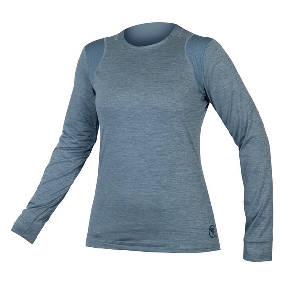 Camiseta SingleTrack M/L de mujer para Mujer - Blue steel