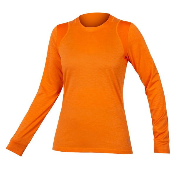 Women's SingleTrack L/S Jersey - Orange