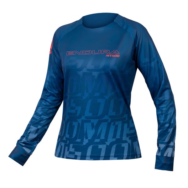 MT500 Print T-Shirt LTD (langarm) für Damen - Blaubeere