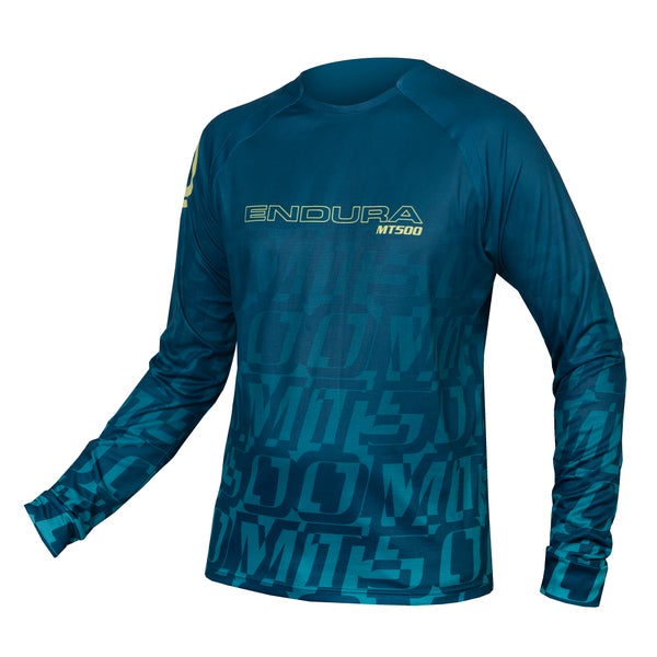 MT500 L/S Print Tee LTD - Blue