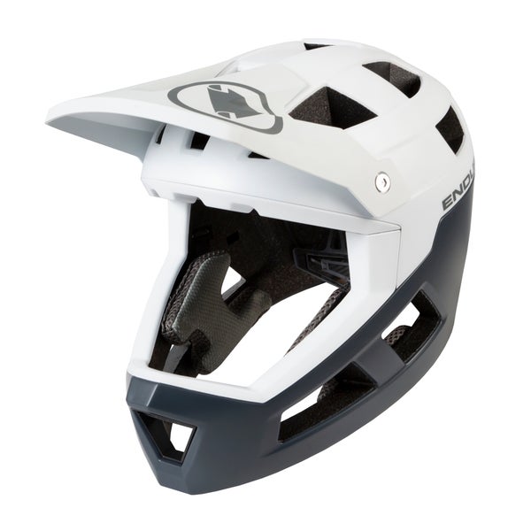 SingleTrack Full Face MIPS Helmet: White