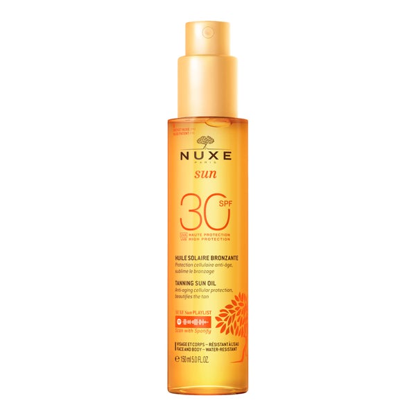 Olio Solare Abbronzante Alta Protezione SPF30 viso e corpo, NUXE Sun 150 ml