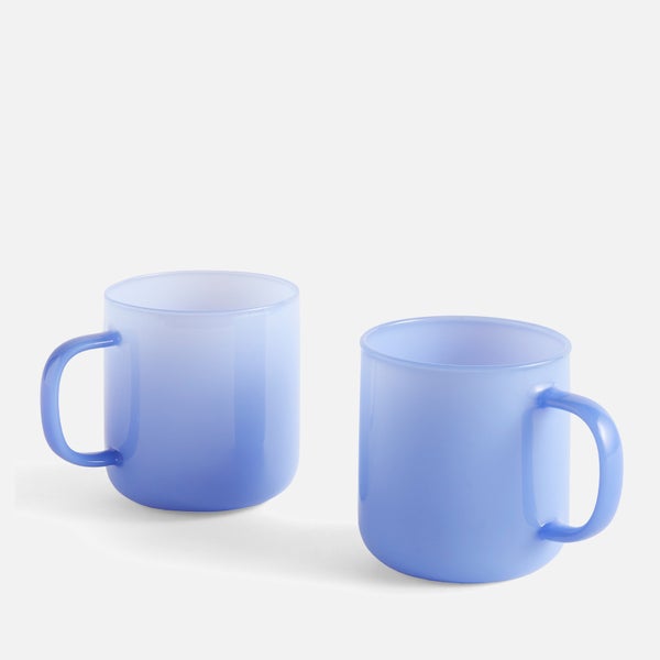 HAY Borosilicate Mug - Set of 2 - Light Blue