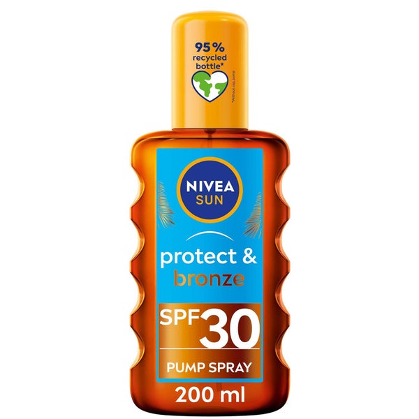 NIVEA SUN Protect & Bronze Tan Activating Sun Oil Spray SPF30 200ml