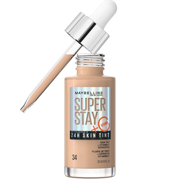Maybelline Super Stay up to 24H Skin Tint Foundation + Vitamin C - Shade 34