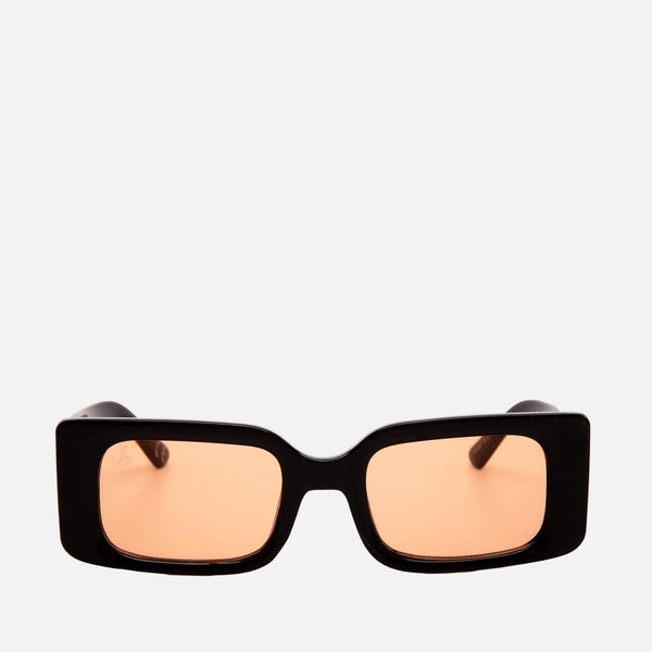 Jeepers Peepers Rectangle-Frame Acetate Sunglasses