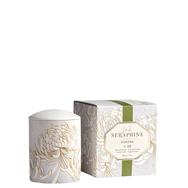 L'or de Seraphine Aurora Large Ceramic Candle 17 oz