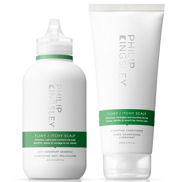 Philip Kingsley Flaky/Itchy Scalp Shampoo 250ml and Conditioner 200ml Duo