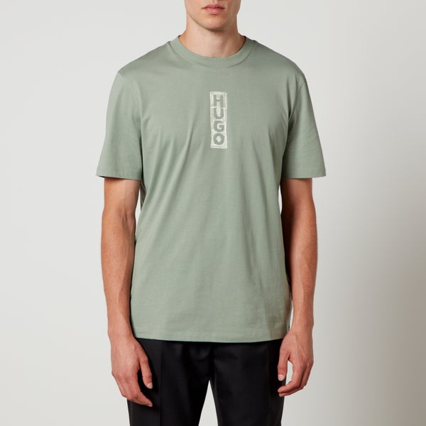 HUGO Dalbula Logo-Print Cotton-Jersey T-Shirt