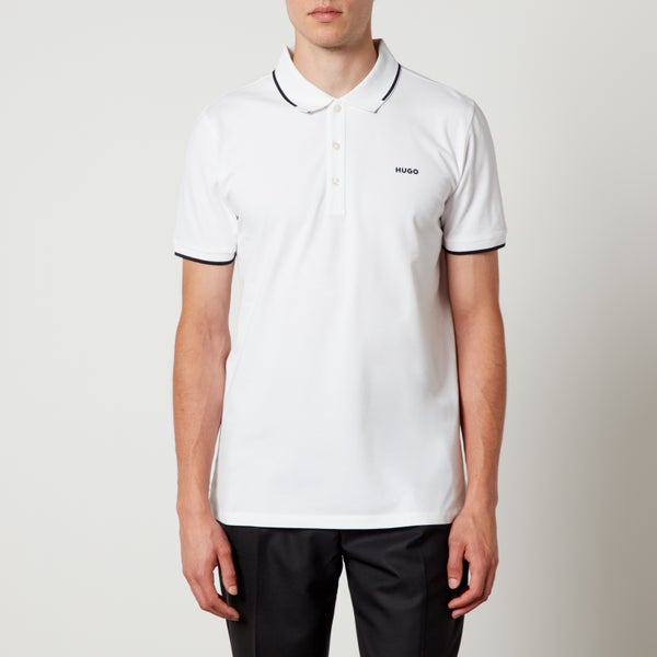 HUGO Dinoso Cotton-Blend Jersey Polo Shirt