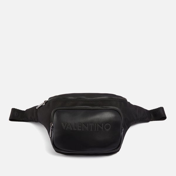 Valentino Cristian Faux Leather and Canvas Belt Bag