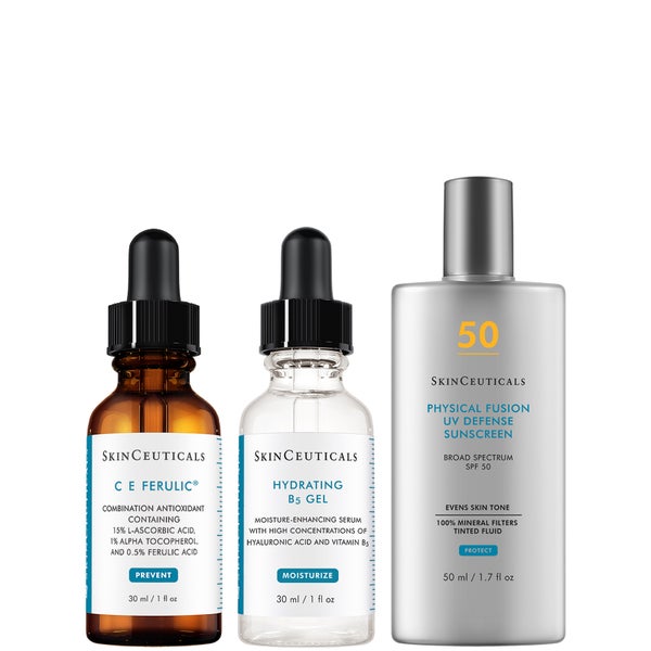 SkinCeuticals Anti-Ageing Refine and Hydrate Regimen with Tinted Sunscreen Bundle ($314 Value)