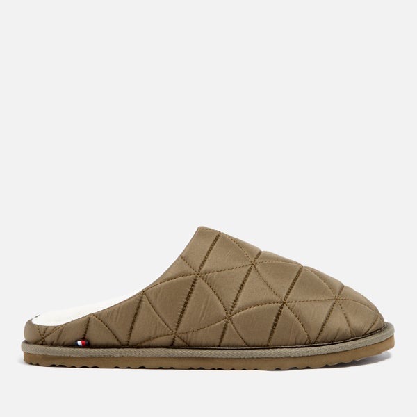 Tommy Hilfiger Men's Puffer Shell Slippers