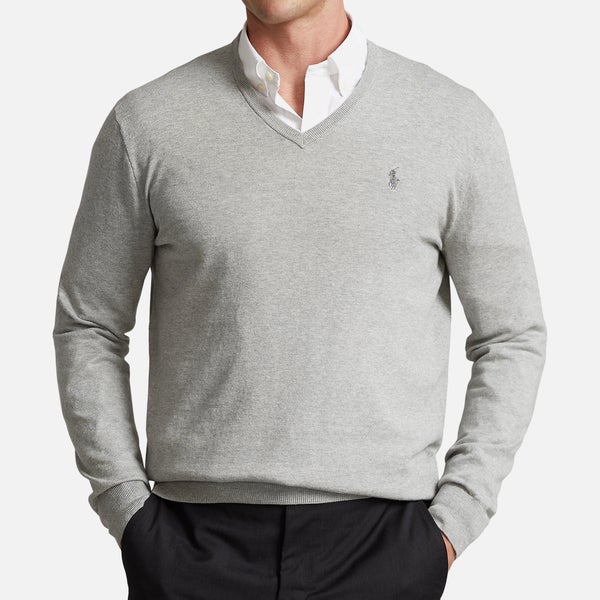 Polo Ralph Lauren Slim Fit Cotton V-Neck Jumper