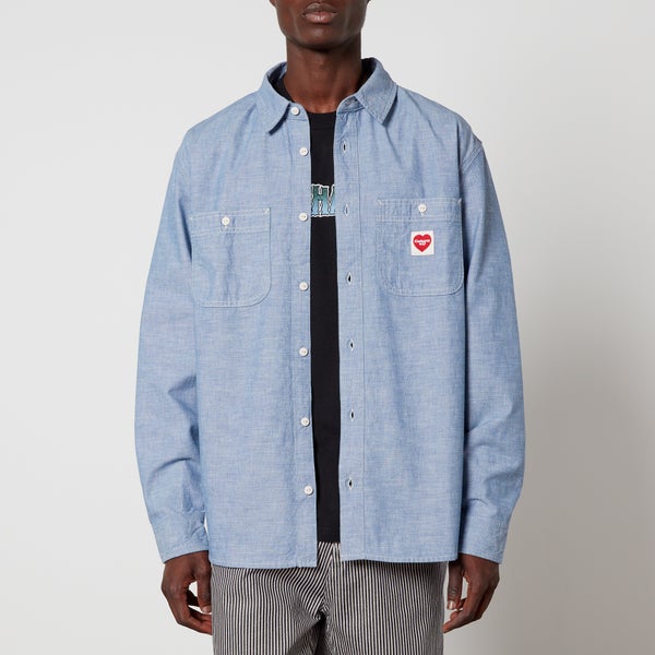 Carhartt WIP Clink Heart Cotton-Canvas Shirt - Liberty Rinsed