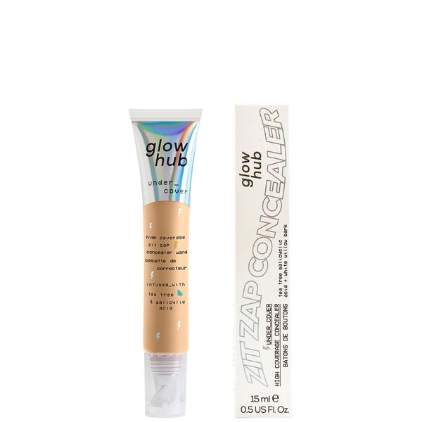 Glow Hub Under Cover High Coverage Zit Zap Concealer Wand 15ml (Various Shades)