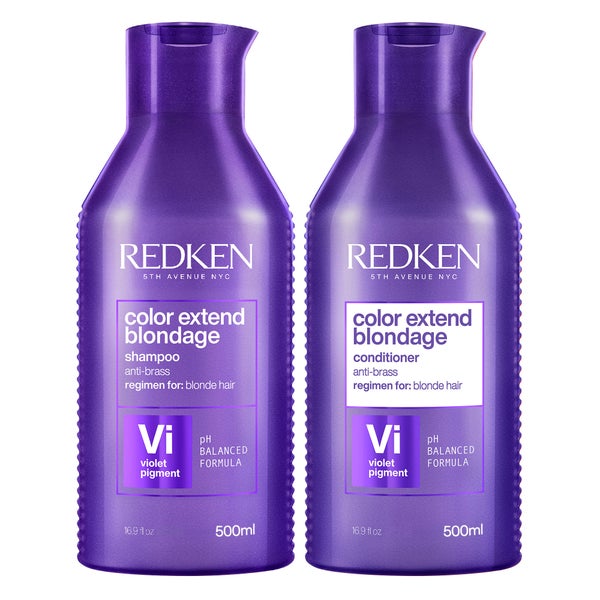 Redken Color Extend Blondage Shampoo and Conditioner Routine for Blonde Hair 500ml