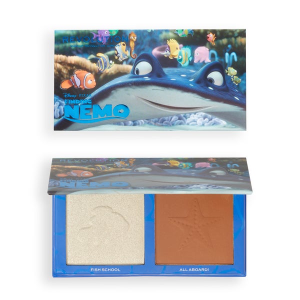 Disney Pixar’s Finding Nemo and Revolution Wake Up Bronzer and Highlighter Palette