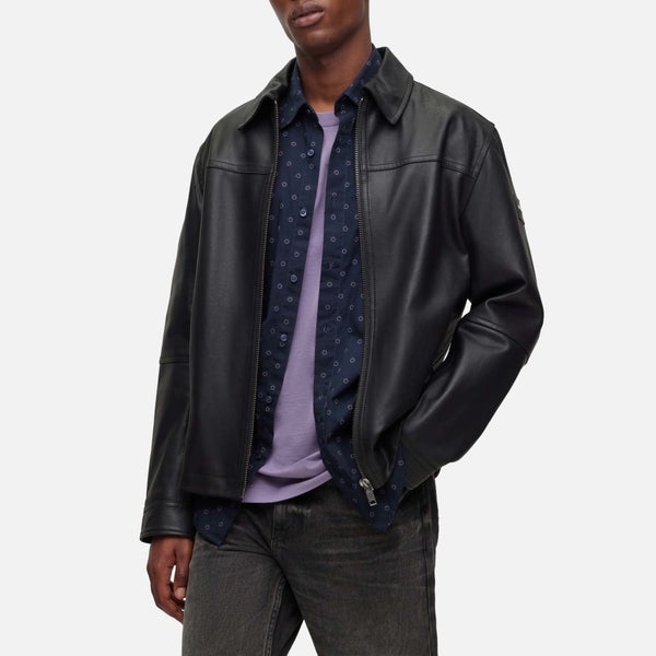BOSS Orange Jomir Leather Jacket