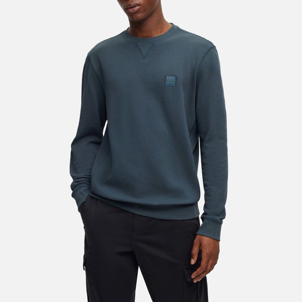 BOSS Orange Westart Cotton-Jersey Sweatshirt