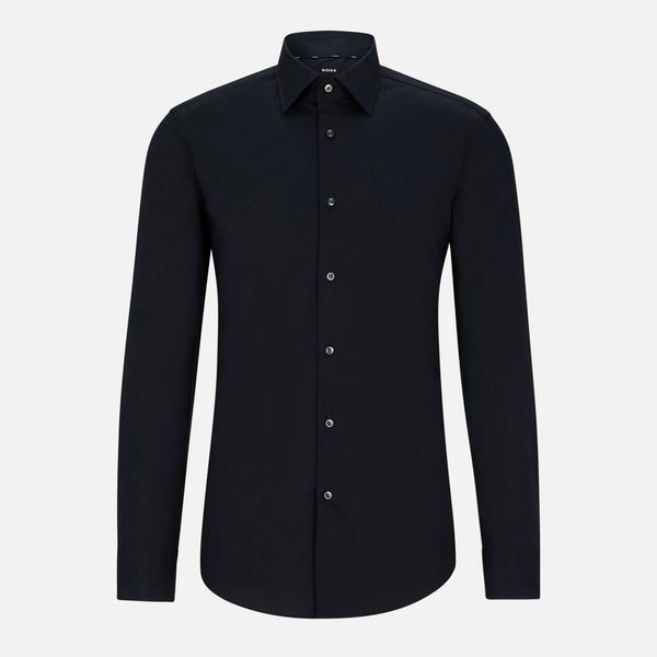 BOSS Black H-HANK-Kent-C1-214 Cotton-Blend Shirt