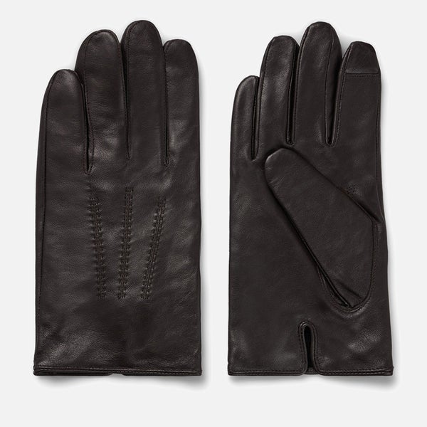 BOSS Black Leather Gloves
