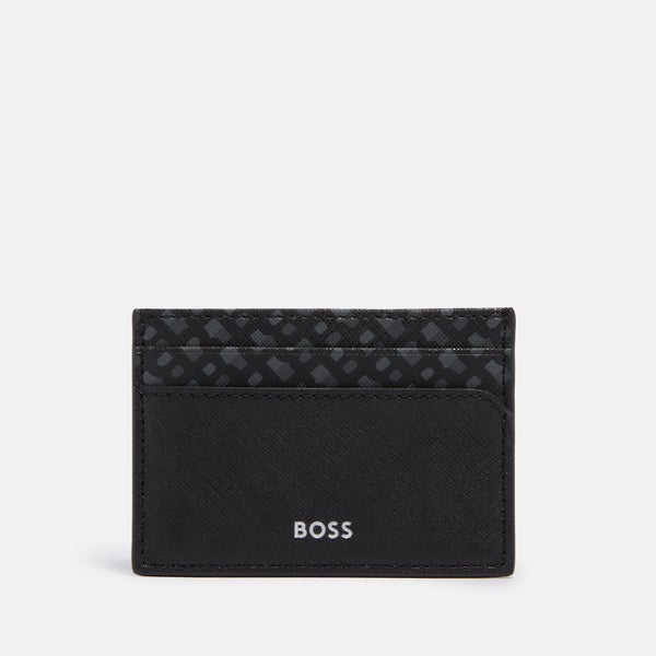 BOSS Black Zair Pebbled Leather Cardholder 