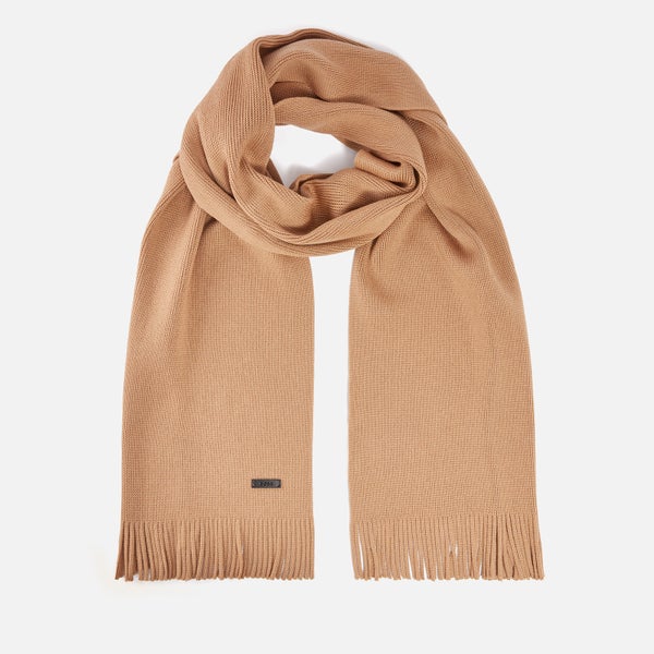 BOSS Black Albas Wool Scarf