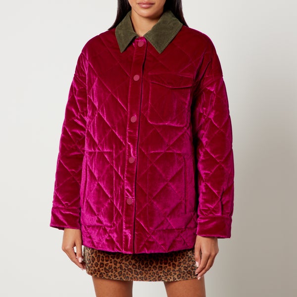 MAX&Co. Loriana Reversible Padded Shell and Velvet Coat