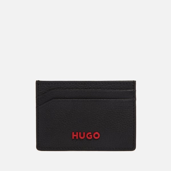 HUGO Subway Pebble-Grain Leather Cardholder