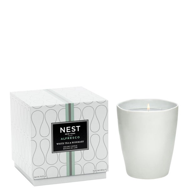 NEST New York White Tea and Rosemary Alfresco Deluxe Candle 1239g