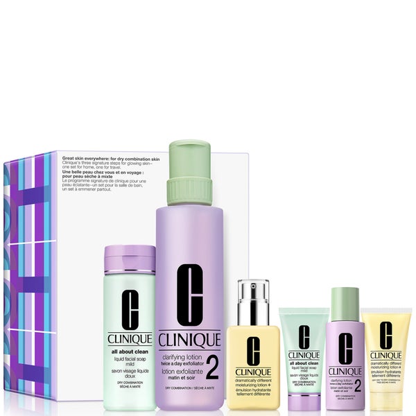 Clinique Great Skin Everywhere Skincare Set for Dry Combination Skin
