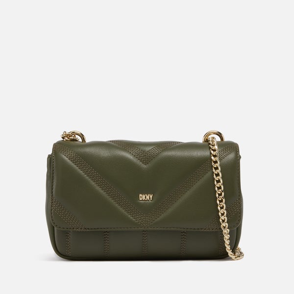 DKNY Becca Medium Leather Shoulder Bag