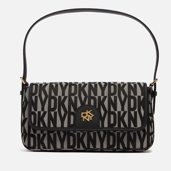 DKNY Carol Logo-Jacquard Shoulder Bag