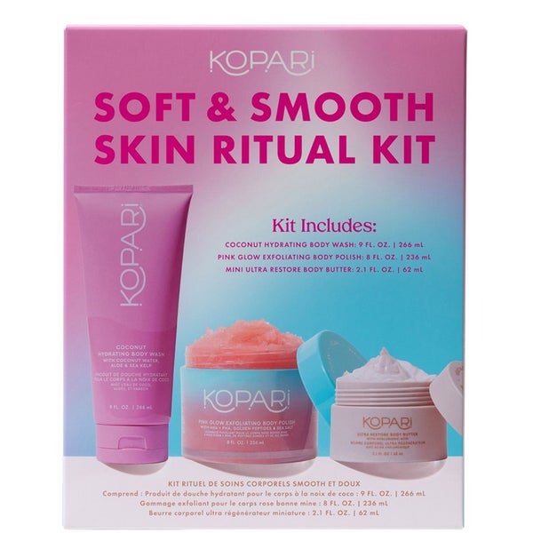 Kopari Beauty Soft and Smooth Skin Ritual Set (Worth £70.00)