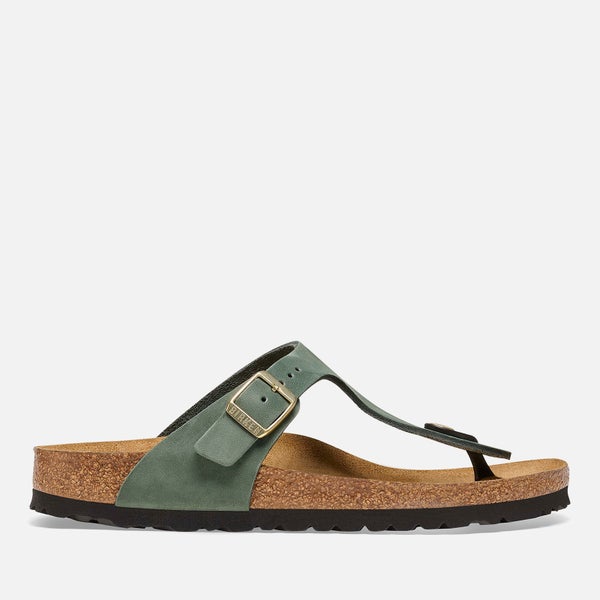 Birkenstock Women's Gizeh Slim-Fit Nubuck Toe-Post Sandals