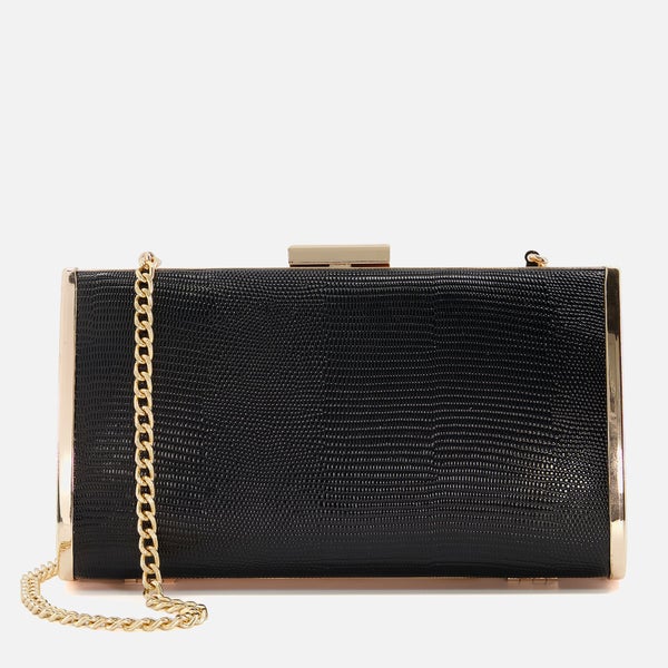 Dune Blaike Lizard-Effect Faux Leather Clutch Bag
