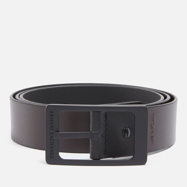 Armani Exchange Reversible Leather Belt