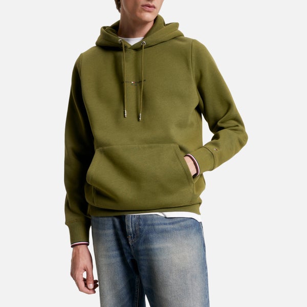 Tommy Hilfiger Tommy Logo Tipped Cotton-Blend Hoodie