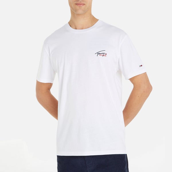 Tommy Jeans Classic Small Flag Cotton T-Shirt