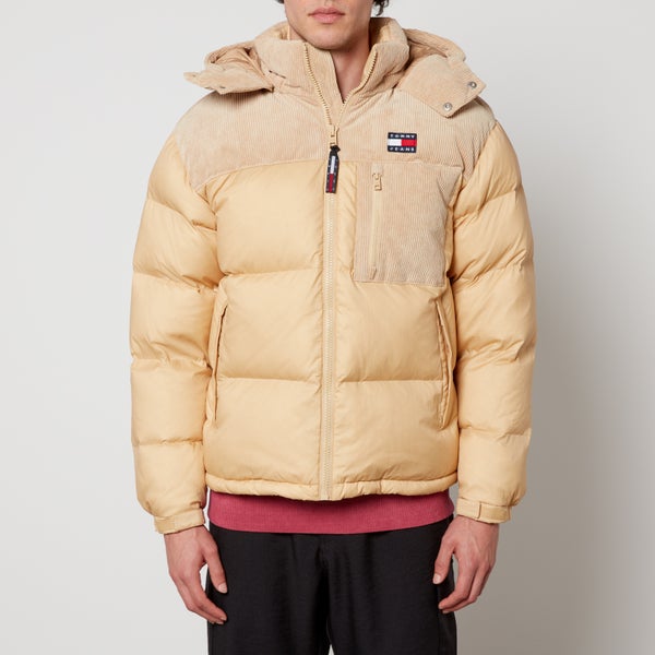 Tommy Jeans Cord Mix Alaska Nylon Puffer Jacket