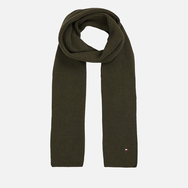 Tommy Hilfiger Essential Flag Cotton and Cashmere-Blend Scarf