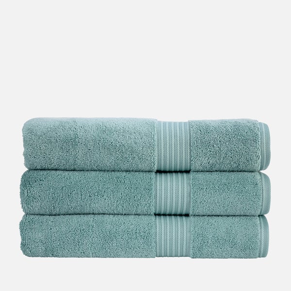 Christy Supreme Super Soft Towel - Mineral Blue - Set of 2